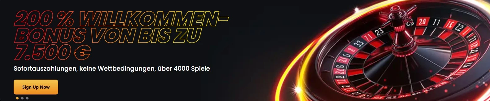 Instant Casino Deutschland - Spielen Sie mit 200% Bonus bis 7.500 Euro